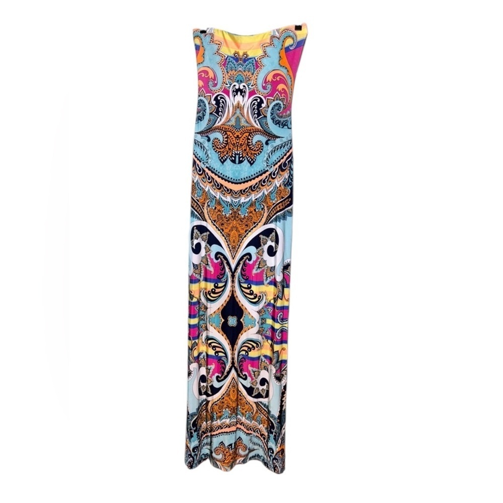 LIX strapless maxi tube dress